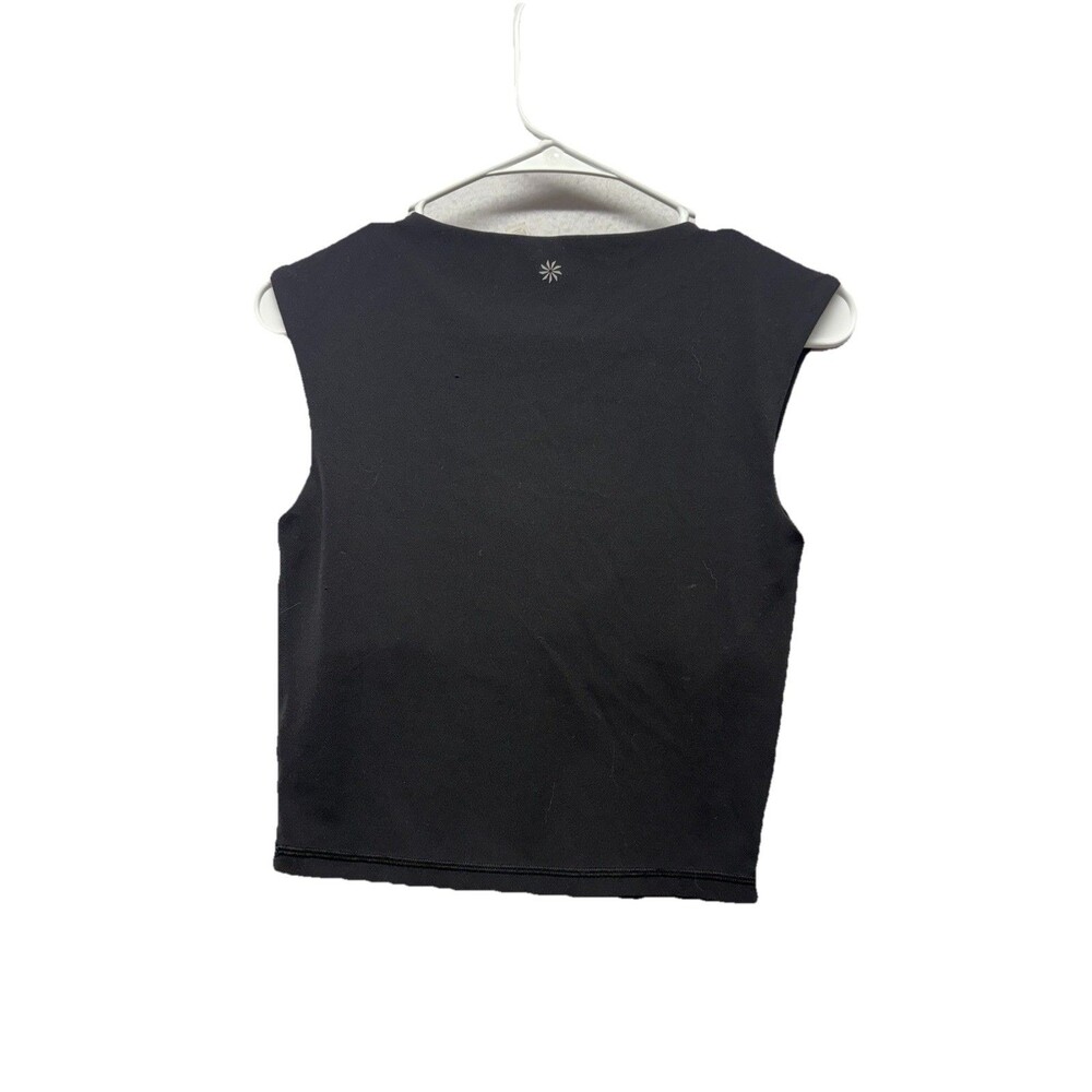 Athleta Vita Free Cropped Tee Tank Black Size XS Athletic - Picture 4 of 4